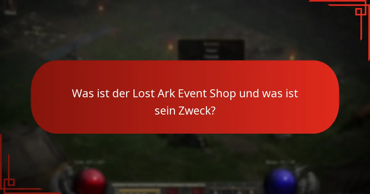 Welche Belohnungen sind im Lost Ark Event Shop verfügbar?