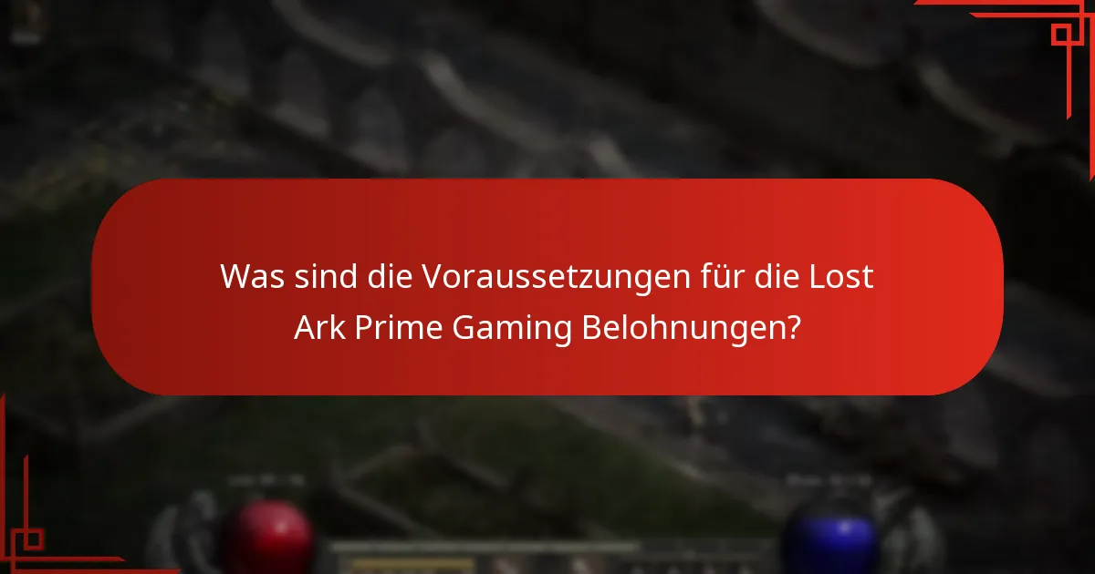 Was sind die aktuellen und kommenden Lost Ark Prime Gaming Belohnungen?