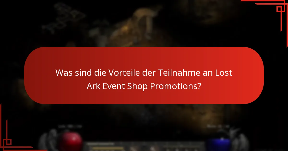 Wann finden typischerweise Promotions im Lost Ark Event Shop statt?
