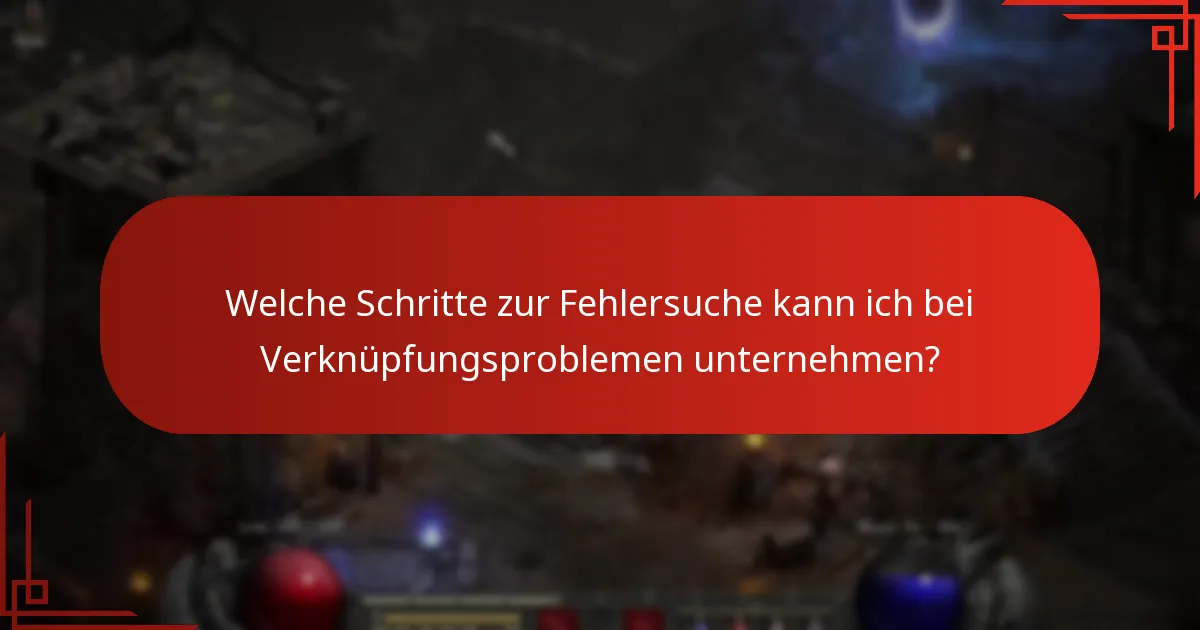 Welche Probleme könnte ich bei der Verknüpfung meines Kontos haben?