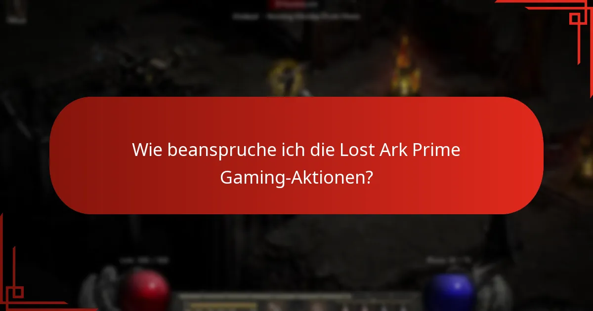 Welche exklusiven Gegenstände sind in den Lost Ark Prime Gaming-Aktionen enthalten?